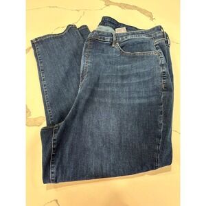 NYDJ Margot Girlfriend Jeans Lift Tuck Dark Wash Denim Comfort‎ 22W